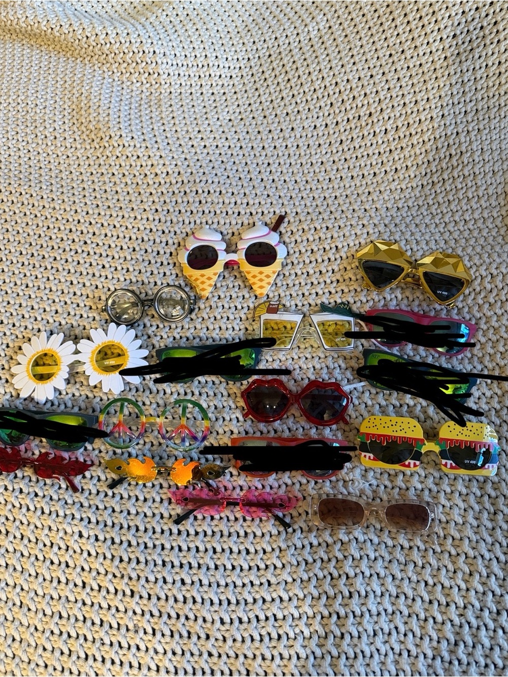 Assortment of sunglasses